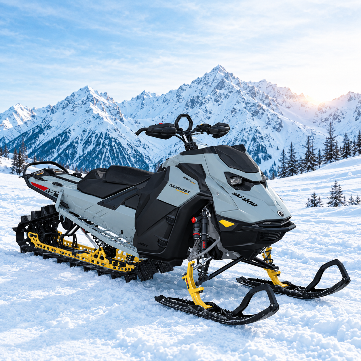 Снегоход SUMMIT X WITH EXPERT PACKAGE 154 850 ETEC Turbo R 10.25 in. touchscreen display
