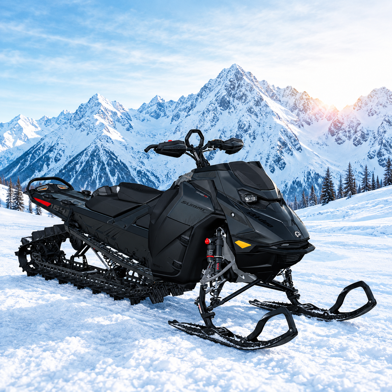 Снегоход SUMMIT X WITH EXPERT PACKAGE 165 850 ETEC TURBO R 4.5